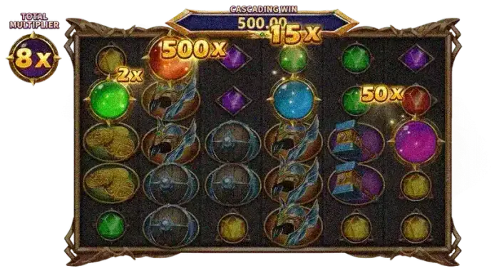 免費遊戲累計倍數盤面